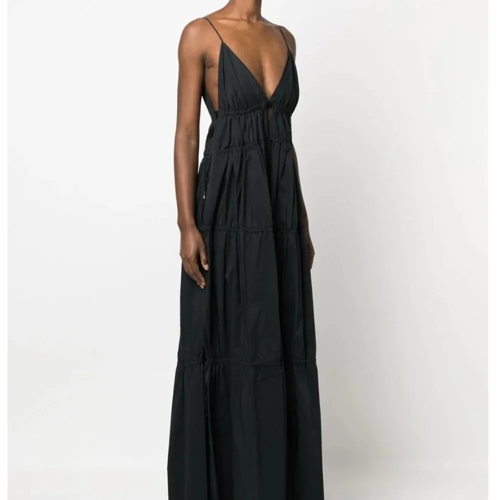 Jonathan Simkhai April Core cut-out maxi dress in medium